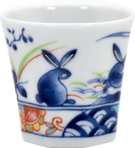 Ceramic Indigo Youmin Gui Rabbit Size: Approx. ?2.5 inches (6.4 cm), H6, 41077