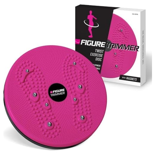 Figure Trimmer Core Ab Twister Board for Exercise 12 inch Waist Twisting Disc with 8 Mangets Reflexology for Slimming and Strengthening Abdominal & Stomach Exercise Equipment