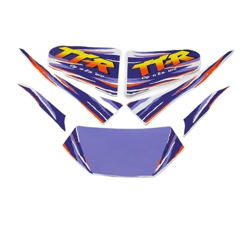 Autocollants Réservoir Moto TTR250 Rénovation Plastiques Usés Kit Déco Résistant