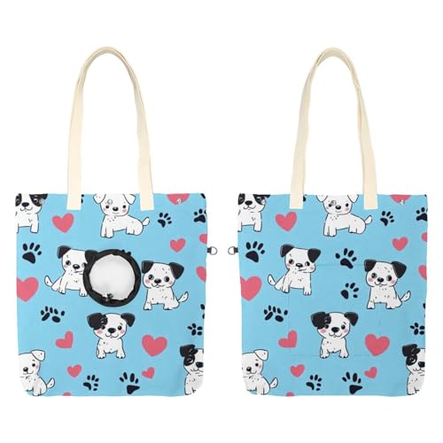 Sac de transport Pet Out Bag avec ouverture de tête pour petits chiens
