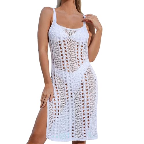 2026 bademode 92 Bikini Shorts badestring sonnendurchlässige high Waist Set Triangel surf sportlich baderadler Badeshorts mit Oberteil Badeanzug 46 Bikini Hose(Weiß, XL)