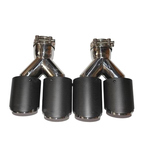 Tubos de escape de carbono mate para solucionar colas oxidadas en VW