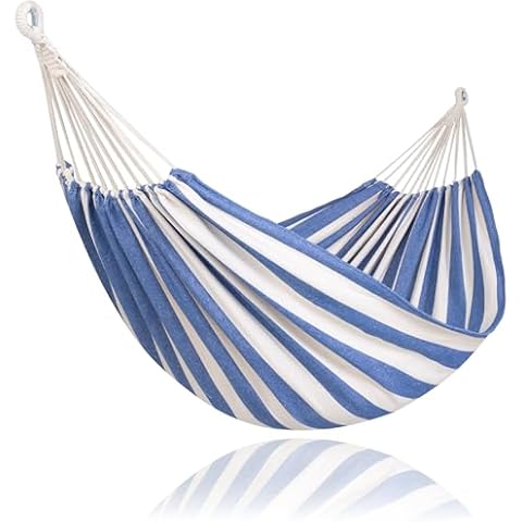 SUNCREAT Large Blue White Hammock Cover