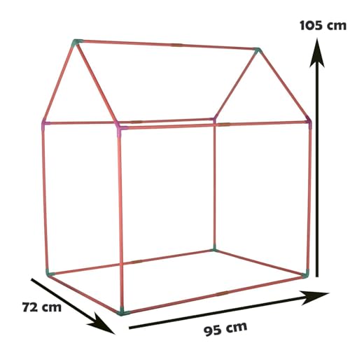 Image of Play Tent House for Kids - Lightweight Indoor Outdoor Children Play House for Boys & Girls for Gift | Multicolor (pathashala)