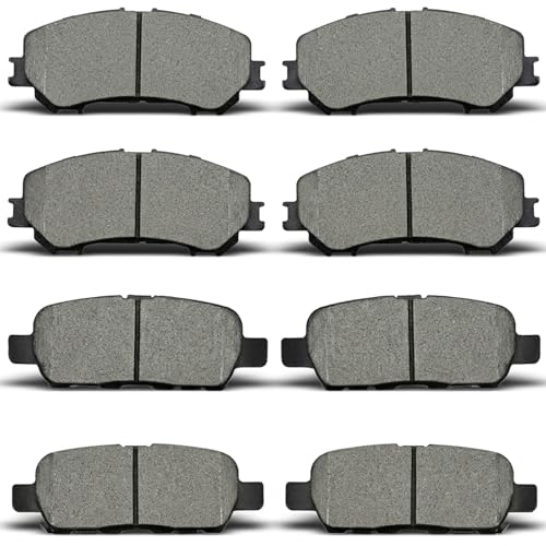 8pcs Ceramic Brake Pads for Nissan Rogue 2014-2020
