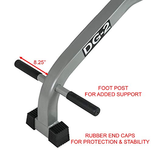 Valor Fitness DG-2 Stationary Upright Bench for Seated Shoulder Presses, Bicep Curls, and Tricep Extensions in a Home or Garage Gym