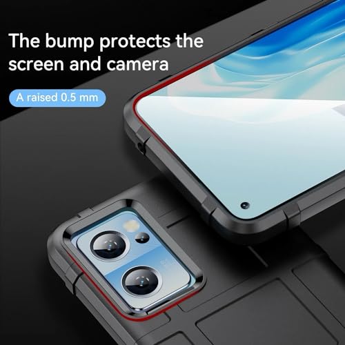 Image of amazon basics Rugged Shield Armor Back Cover for OnePlus Nord CE 2 5G - Black