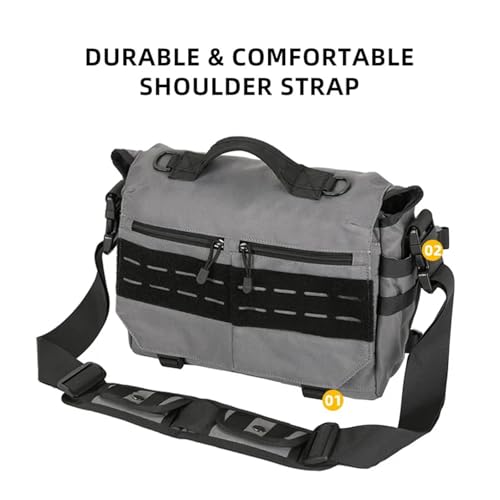 Sac tactique 15,6 pouces pour protéger son PC en voyage - 5