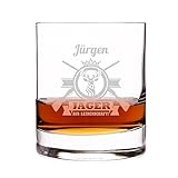 Suchen Sie sich Ihr Hobby-Motiv für Ihre Vorliebe aus. Der Beschenkte kann bei einem gemütlichen Glas Whiskey über seine Leidenschaft - sein Hobby- nachsinnen und freut sich garantiert über dieses persönliche Glas.