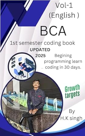 1st semester coding book : bca eBook : SINGH, HK: Amazon.in: Kindle Store