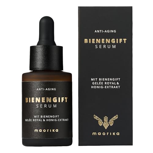 maorika – Sérum antiarrugas con veneno de abeja – Cuidado facial antiedad con jalea real y extracto de miel – para una piel firme y suave – 30 ml