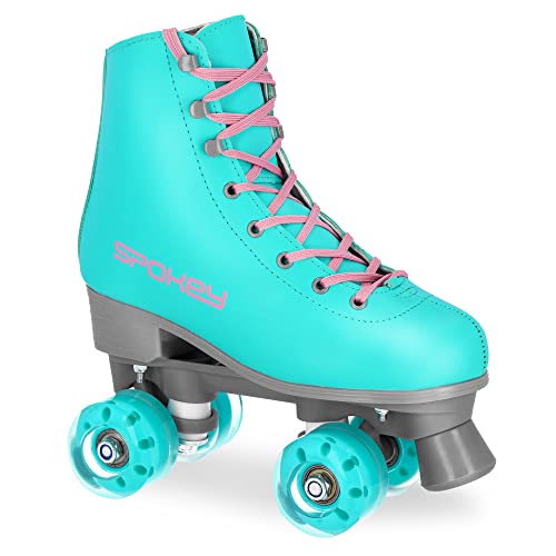 SPOKEY Mirra Rollschuhe für Damen und Mädchen bis max. Gewicht 100 kg| Kugellager ABEC-7 Carbon, PU Rolle 54 x 32 mm, modische Rollen in Pastell Farben in Größen 36 - 43 Cover