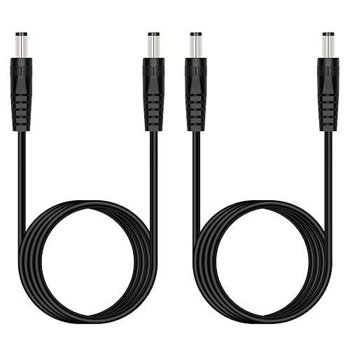 Cable de alimentación CC para conectar adaptadores de corriente a cámaras de seguridad