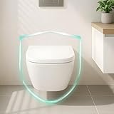 YORKING Family Toilet Seat Adjustable Soft Close Toilet Seat Potty Training Toilet Seat Shape Dual Fixing Stainless Hinges Close Mechanism Removable for Cleaning (Square) - Image 7