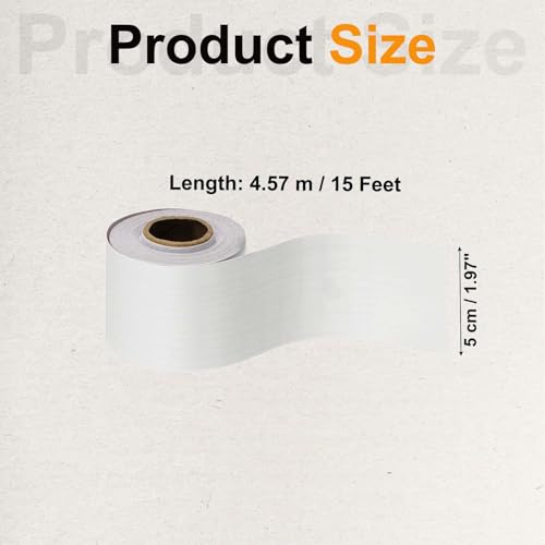 Image of PATIKIL Wood Grain Tape 2 inch x 32 ft, Self-Adhesive Wood Texture Repair Tape Realistic Wooden Effect Patch for Furniture Cabinets Floor Walls, White Wood Grain