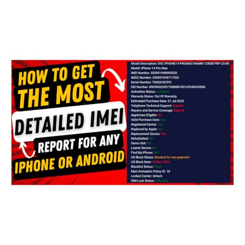 How To Get the Most Detailed IMEI Report for any iPhone or Android