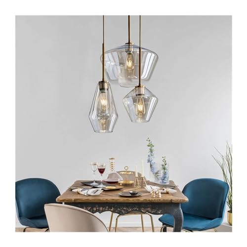 Lámpara colgante de vidrio Loft para el comedor moderno y sofisticado de tu hogar 6