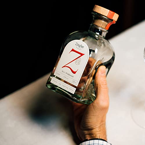 Ziegler Alte Zwetschge Obstbrand 43% (1x 0,5l) - Edler Zwetschgenbrand mit feinen Holz- und Vanillenoten