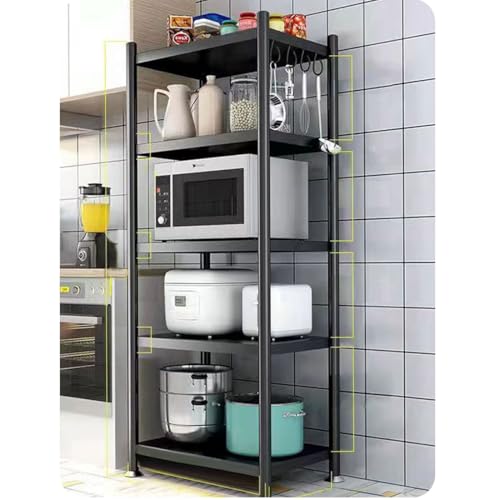 台所 棚 キッチンワゴン キッチン収納カート バスケットラック トローリー 3段 移動式 キャスター付き 組立簡単 シンプル 台所 整理棚 4-層 引き出し付きローリングキッチントロリー、5段、 ハンドル付き移動式ユーティ ラミネ 5段幅60×奥行40×高