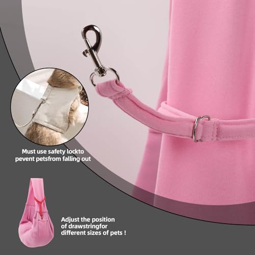 ARZQUT Dog and Cats Carrier Sling, Small Pet Carrier with Storage Pocket by ARZQUT - Used condition - Image 6