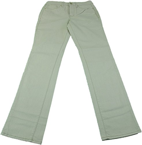 NINE WEST Jeans Ladies Rosemary Straight Fit Bling Jeans, Cream Stone (8)