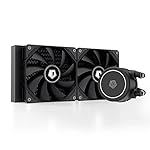 ID-COOLING FROSTFLOW X 240 CPU Water Cooler AIO Cooler 240mm CPU Liquid Cooler White LED 2x120mm PWM Fans, Intel 1700/1200/115X, AMD AM5/AM4