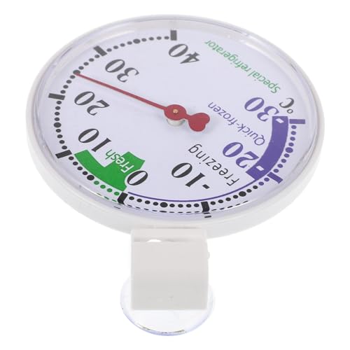ZUNOXAZ Termómetro para Congelador y Refrigerador de Plástico Indicador de Temperatura de Baja Temperatura Supermercados y Entornos Farmacéuticos Unidad Individual