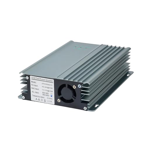 SOGTICPS 500 W netzgekoppelter Wechselrichter DC26 V-45 V MPPT Reiner Sinus AC230 V Ausgang für 24 V 36 V Solarmodule, einstellbare 24 V Batterieentladung