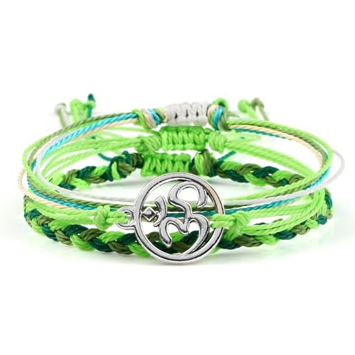 Bracelets tressés lot de 3 le cadeau d'amitié idéal et coloré