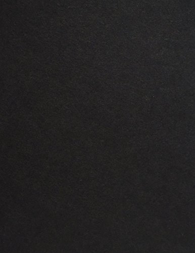 Black Licorice Cardstock Paper - 8.5 X 11 Inch 100 Lb. Heavyweight Cover -25 Sheets From Cardstock Warehouse #TOP1