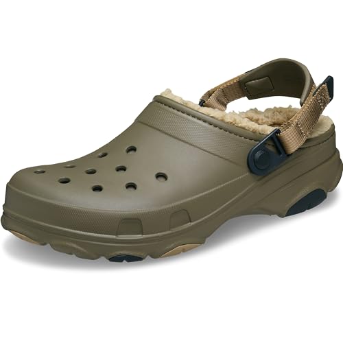 Crocs Unisex All Terrain Lined Clog Walnut Men 11/Women 13 Medium