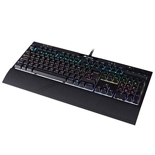 Corsair Strafe RGB MK.2 Silent Tastiera Meccanica Gaming, Cherry MX Silent, Retroilluminazione RGB Multicolore, Italiano QWERTY, Nero