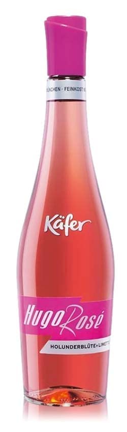 6 Flaschen Käfer Cocktails Hugo Rosè aromatisierter weinhaltiger Cocktail, sortenreines Cocktailpaket + VINOX Weinkarten… - Image 3