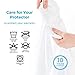 LINENSPA Premium Waterproof Mattress Protector - Full Size - Breathable - Fitted Style - Machine Washable & Dryer Safe - Mattress Protector for Kids, Teens, and Adults, White
