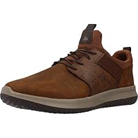 Skechers Men's Delson Axton Trainer, Brown, 9 UK
