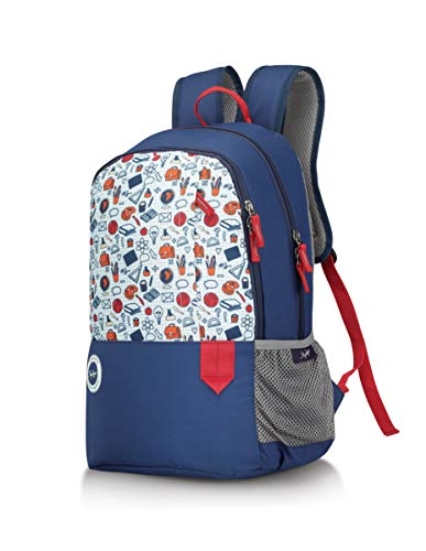 skybags white backpack