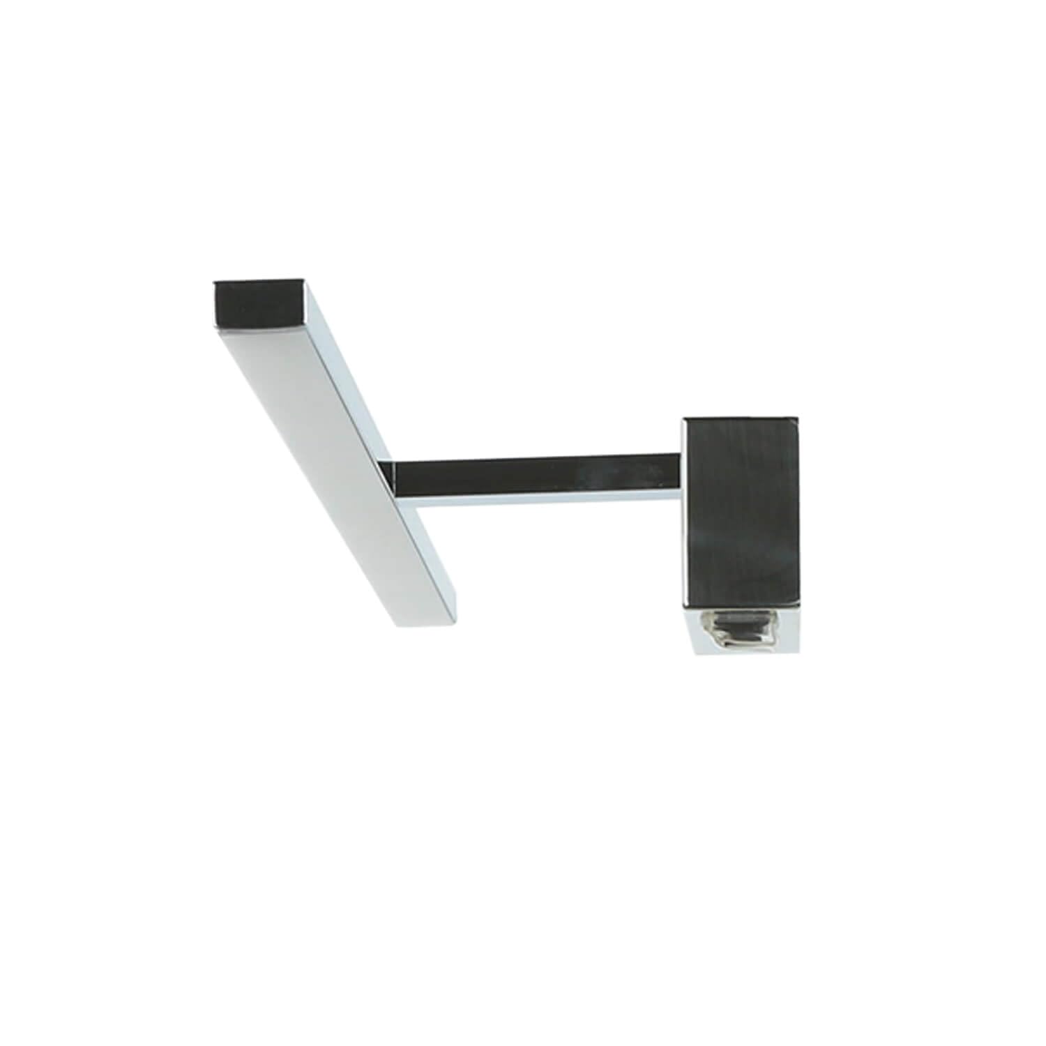 Licht-Erlebnisse LED Spiegelleuchte mit Schalter IP44 Chrom 4000 K 850 lm neutralweiß B: 55,5 cm Metall Wandleuchte Badezimmer Bad Lampe