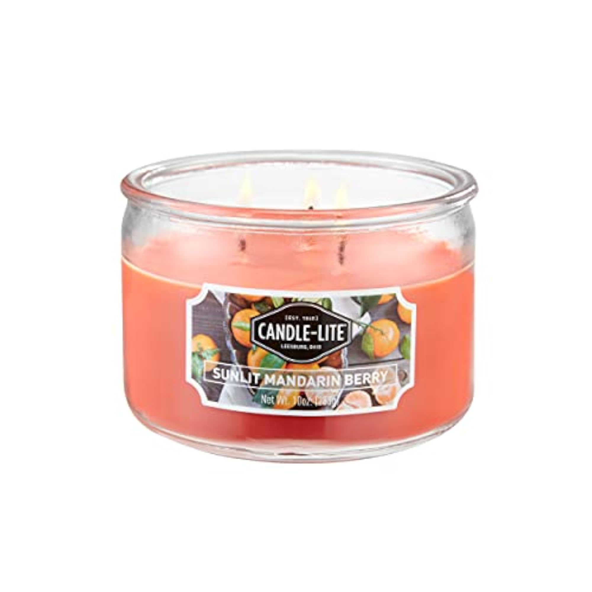 Sunset Mandarin Berry Jar Candle, 4 Pack Gift Set
