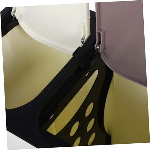 Tapa para caneca basura cocina y baño con 2 compartimentos miniatura 5