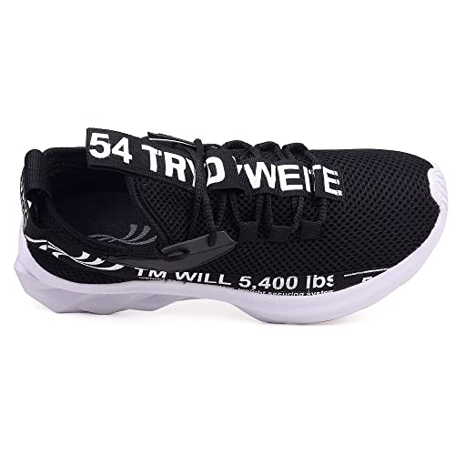 Tênis Para Treino Academia Caminhada Corrida Tryd 5400 Leve (Preto/Branco, BR, Adulto, Numérico, 42)