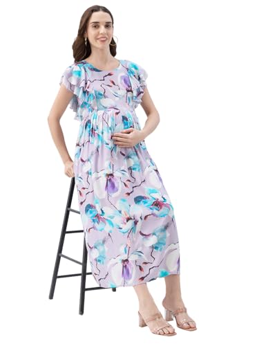Image of AV2 Women Maternity Feeding Dress | Feeding Kurti | Nursing Dress -5071