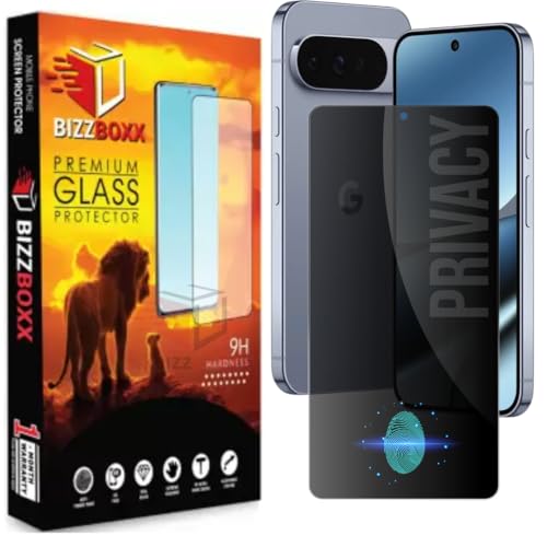 Image of Privacy Tempered Glass Compatible With Google Pixel 10 Pro, Pixel 10 Screen Protector Gurad - Anti-Spy, Fingerprint Working, Protect Sensitive Information, 6.3 Inch - Pack of 1