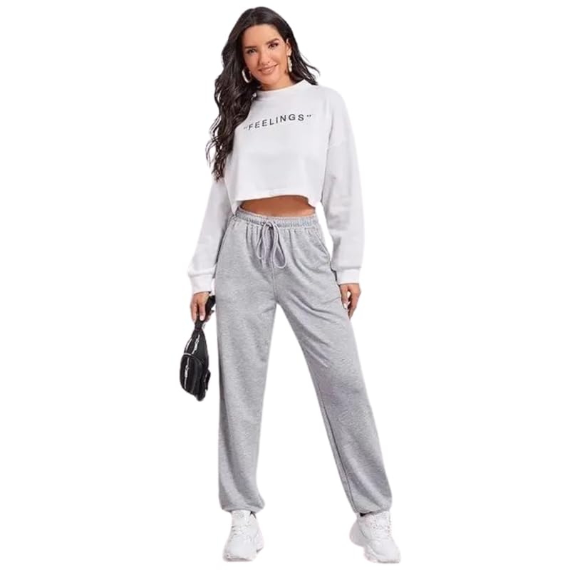 iknaa Women’s Soft Joggers – Tapered Fit & Elastic Waist Sweatpants for Running & Gym-picture-55