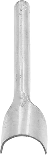 Miniatura 7 de Oumefar 2 piezas de herramientas de artesanía de cuero, perforador de esquina de cuero, perforador medio redondo, cortador de cuero medio redondo,