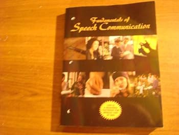 Paperback Fundamentals of speech communication Book