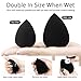 Foonbe Makeup Sponge, Latex Free and Vegan Beauty Sponge Blender for Powder, Cream or Liquid Application (1 Pc, Black)