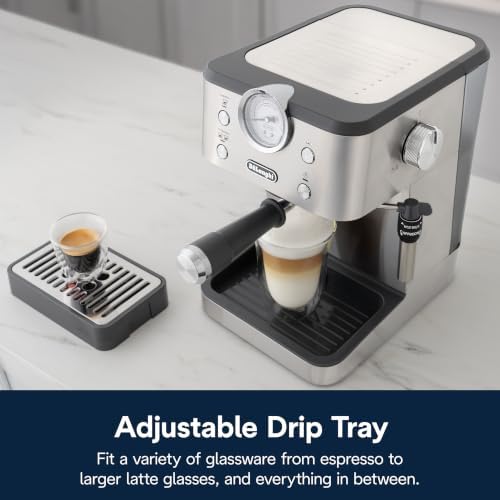 De'Longhi Classic Signature Espresso Machine, Adjustable Milk Frother — view 7