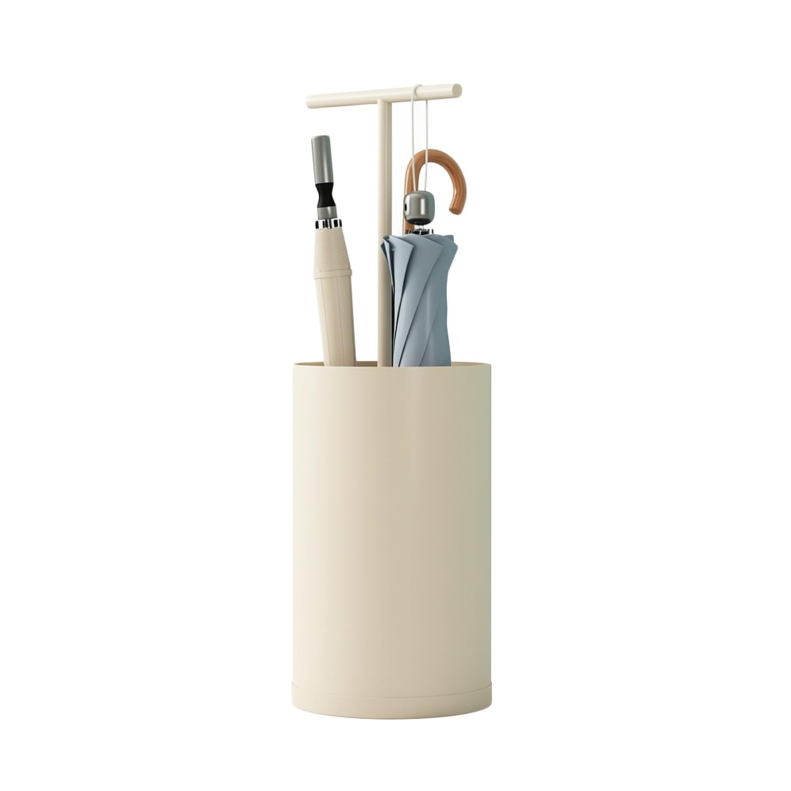 ZFUCMAYL Entryway Umbrella Stand Rack,Umbrella Storage Organizer with Hooks,Height 75cm,Space-saving for Home Shop Schools Hotels(Color 2)