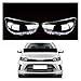 Compatible For Kia Pegas 2017 2018 2019 2020 Car Light Replacement Headlight Cover Transparent Lampshade Shell Clear Lens Lamp Case