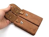 Genuine Leather Surplus Chinese Type 54 Tokarev Leather Ammo Pouch 2 Cells